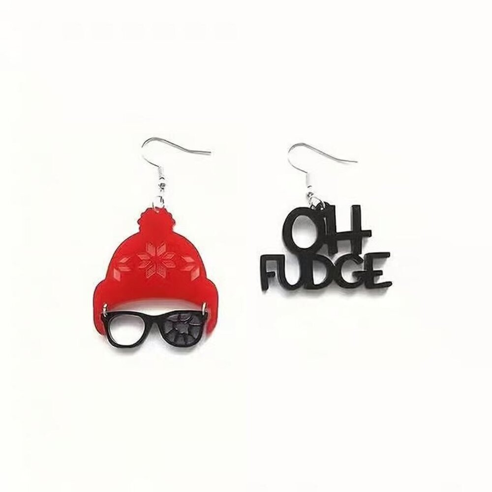 A Christmas Story OH FUDGE! Dangle Earrings
